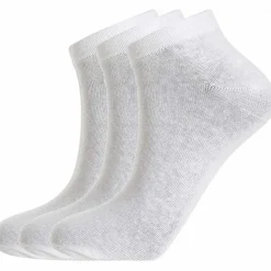3 pack low cut strømper i hvid