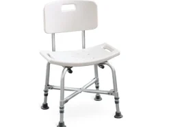 Badestol med ryglæn