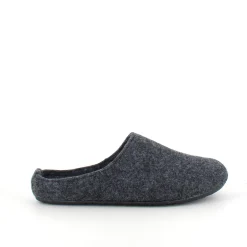 Behagelig hjemmesko i mørkegrå filt