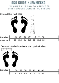 Beige hjemmesko med synlig pelskant