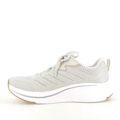 Beige Skechers Max Cushion sko – optimal støtte og uovertruffen komfort.