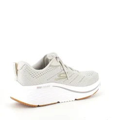 Beige Skechers Max Cushion sko – optimal støtte og uovertruffen komfort.