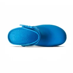 Blå Autoklaverbar clog med antistatiske skridhæmmende såler