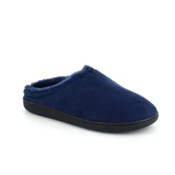 Blå herre hjemmesko med foer