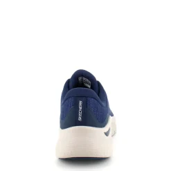 Blå herresko fra Skechers med ekstra svangstøtte