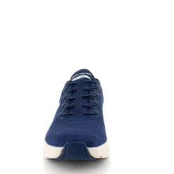 Blå herresko fra Skechers med ekstra svangstøtte