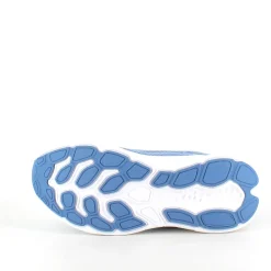 Blå sneakers med åndbar overdel