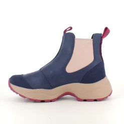 Blå Woden gummistøvle med svangstøtte