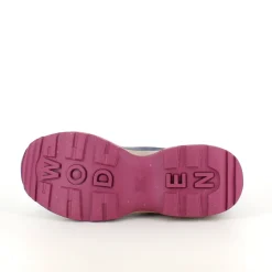 Blå Woden gummistøvle med svangstøtte