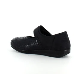 Bred ballerina med velcro og plads