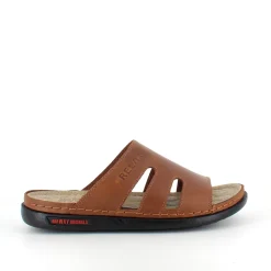 Brun herretøffel med relax-såle