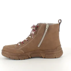 Brun Rieker støvle med varmt foer.