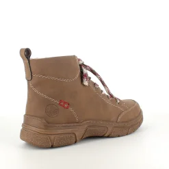 Brun Rieker støvle med varmt foer.