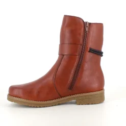 Brun Rieker vinterstøvle med foer og lynlås