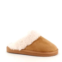 Brun Slip on hjemmesko med god bredde