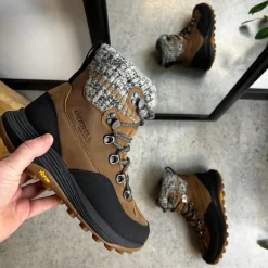 Brun, vandtæt, foret Merrell vandrestøvle