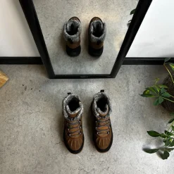 Brun, vandtæt, foret Merrell vandrestøvle