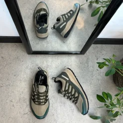 Brun vandtæt sko fra Green Comfort med masser af svangstøtte