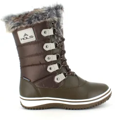 Brun vandtæt vinterstøvle fra Mols