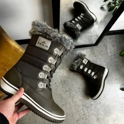 Brun vandtæt vinterstøvle fra Mols