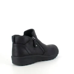 Elegant sort støvlet med meomory foam fra Skechers