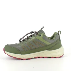 Endurance vandtæt sko i grøn med stødabsorberende sål