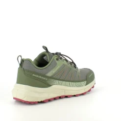 Endurance vandtæt sko i grøn med stødabsorberende sål