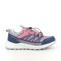 Endurance vandtæt sko i lilla med stødabsorberende sål