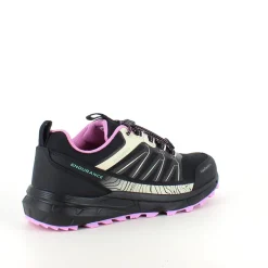 Endurance vandtæt sko i sort med stødabsorberende sål