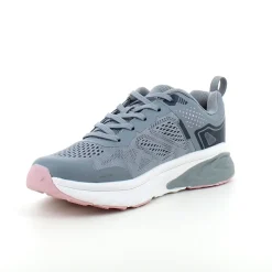 Grå sko fra Endurance med smarte detaljer og god stødabsorbering.