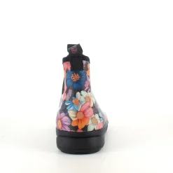 Green Comfort gummistøvle i blomsterprint med svangstøtte