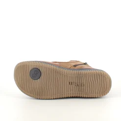 Green Comfort kort læderstøvle i brun med uldfoer