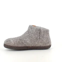 Green Comfort uld hjemmesko med rågummi bund og Støt Brysterne logo