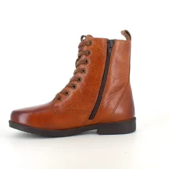 Green Comfort vinterstøvle med uldfor i congnac