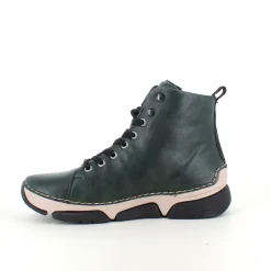 Grøn Rieker støvle med god stødabsorbering