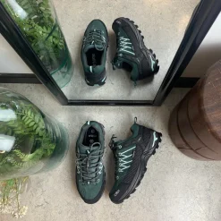 Grøn vandtæt vandresko fra CMP med flotte detaljer