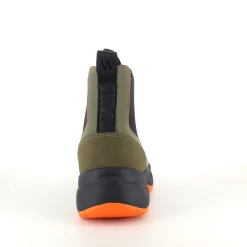 Grøn Woden gummistøvle med svangstøtte