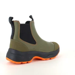 Grøn Woden gummistøvle med svangstøtte