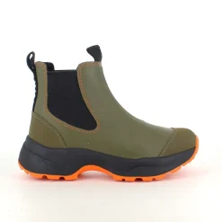 Grøn Woden gummistøvle med svangstøtte