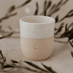 Han's krus- Håndlavet keramik krus uden hank