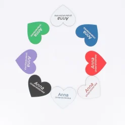 Hjertenavneskilt til kitlen med nål