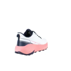 Hvid komfortsko med stødabsorberende sål