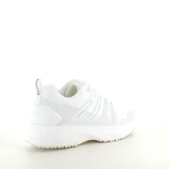 Hvid letvægtssko fra Gaitline med optimal af støddæmpning og svangstøtte