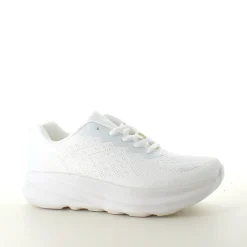 Hvid letvægtssko med god stødabsorbering