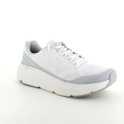 Hvid Skechers herre sko med Max Cushioning