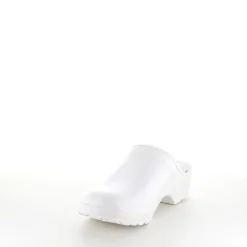 Hvid skind træsko i god kvalitet