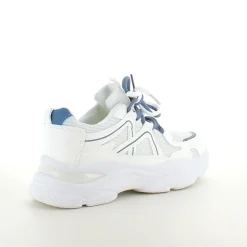 Hvide sportssko med ekstra hælstøddæmpning