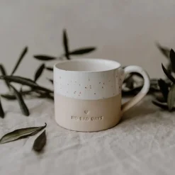 Ingen dårlige dage - Håndlavet keramik kop med hank