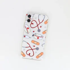 iPhone cover i silikone med flot print