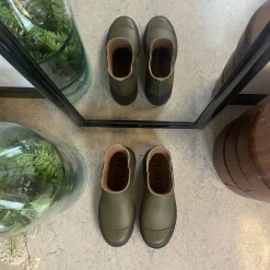 Klassisk grøn Woden gummistøvle med kort skaft